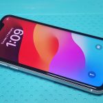 An iPhone afer the display was replaced