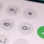 Damaged iPhone OLED display
